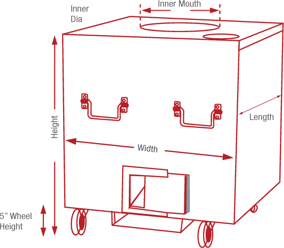 stainless steel square tandoor